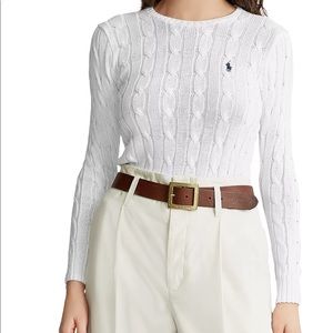 Polo ralph lauren women cotton cable knit